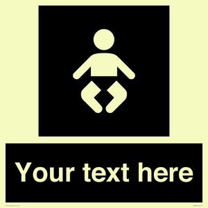 Custom information: black panel baby change